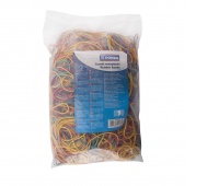 Rubber Bands DONAU, 1000g, assorted colours