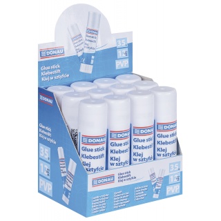 Klej w sztyfcie DONAU, 35g, Kleje, Drobne akcesoria biurowe