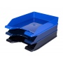 Desktop Letter Tray polystyrene/PP A4 standard blue