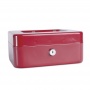 Cash Box DONAU, medium, 200x90x160mm, red