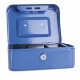 Cash Box DONAU, medium, 200x90x160mm, blue