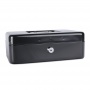 Cash Box DONAU, large, 250x90x180mm, black