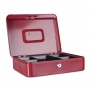 Cash Box DONAU, extra-large, 300x90x240mm, red