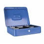 Cash Box DONAU, extra-large, 300x90x240mm, blue