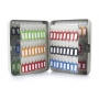 Key Cabinet DONAU, for 140 keys, 300x240x80mm, grey, Key Cabinets, Office equipment
