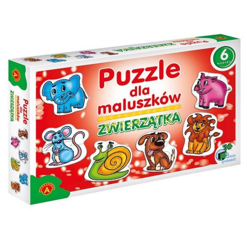 Puzzle dla Maluszk&oacute;w - Zwierzątka, Dla malucha, Puzzle