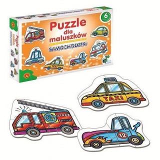 Puzzle dla Maluszków - Samochodziki, Puzzle, Zabawki