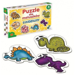 Puzzle dla Maluszków - Dinozaury, Puzzle, Zabawki