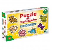 Puzzle dla Maluszk&oacute;w - Dinozaury, Dla malucha, Puzzle