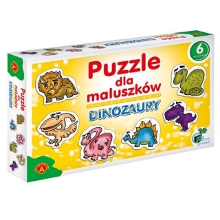 Puzzle dla Maluszk&oacute;w - Dinozaury, Dla malucha, Puzzle