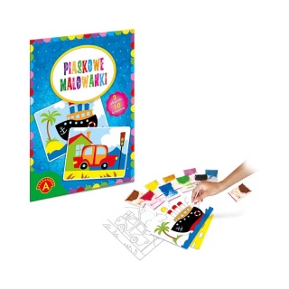 PIASKOWE MALOWANKI-STATEK;SAMOCH&Oacute;D 8820!, Kreatywne, Zabawki