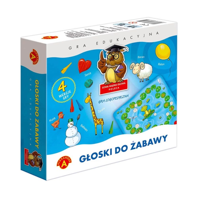 Sowa Mądra Głowa - Głoski do Zabawy, Edukacyjne, Gry