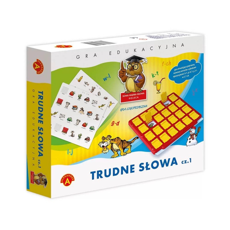 Sowa Mądra Głowa - Trudne Słowa cz. 1, Edukacyjne, Gry