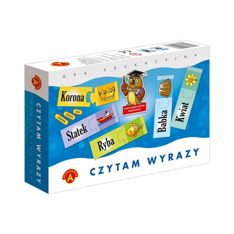 Sowa Mądra Głowa - Czytamy Wyrazy, Edukacyjne, Gry