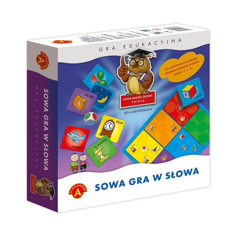 Sowa Mądra Głowa - Sowa Gra w Słowa, Edukacyjne, Gry