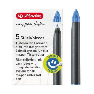 SET NABOJE(5)DO PIÓR KULK.MY.PEN L, Cienkopisy, pióra kulkowe, Artykuły do pisania i korygowania