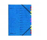 TECZKA A4 Z GUM.1-12/A-Z COLORSPAN, Teczki płaskie, Archiwizacja dokumentów