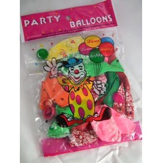 BALONY HAPPY BIRTHDAY /12szt/ LP0801, Balony, Artykuły dekoracyjne