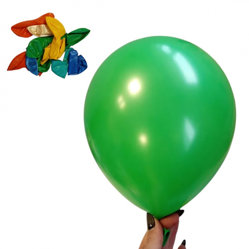 BALONY METALIZOWANE 10 /12szt/ LP0804, Balony, Art. na okazje i przyjęcia