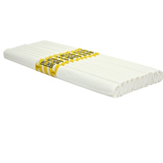 BIBUŁA MARSZCZONA 50x200cm BIAŁA 10szt, Bibuła, krepina, Plastyka