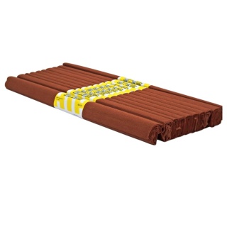 BIBUŁA MARSZCZONA 50x200cm BRĄZOWA 10szt