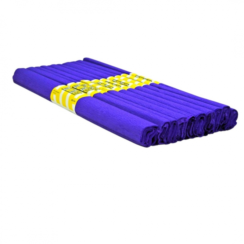 BIBUŁA MARSZCZONA 50x200cm C.FIOLETOWA 10szt