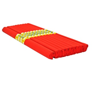 BIBUŁA MARSZCZONA 50x200cm CZERWIEŃ STRAŻ. 10szt, Bibuła, krepina, Plastyka