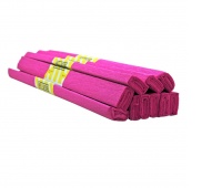 BIBUŁA MARSZCZONA 50x200cm FUKSJA 10szt, Bibuła, krepina, Plastyka
