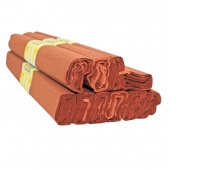 BIBUŁA MARSZCZONA 50x200cm J.BRĄZOWA 10szt, Bibuła, krepina, Plastyka