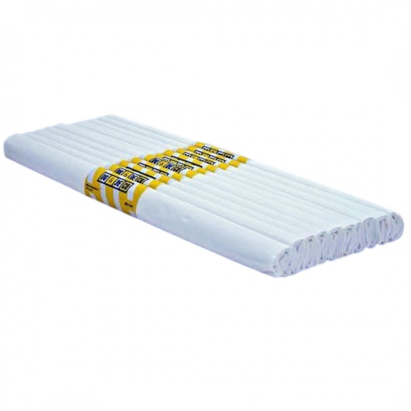 BIBUŁA MARSZCZONA 50x200cm PERŁOWA BIAŁA 10szt, Bibuła, krepina, Plastyka