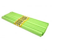 BIBUŁA MARSZCZONA 50x200cm PERŁOWA ZIELONA 10szt, Bibuła, krepina, Plastyka