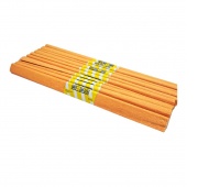 BIBUŁA MARSZCZONA 50x200cm PERŁOWA ZŁOTA 10szt, Bibuła, krepina, Plastyka