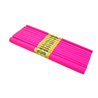 BIBUŁA MARSZCZONA 50x200cm R&Oacute;ŻOWA 10szt, Bibuła, krepina, Plastyka