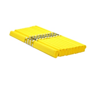 BIBUŁA MARSZCZONA 50x200cm Ż&Oacute;ŁTA 10szt