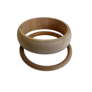 BRANSOLETY DREWNIANE 7x2cm 7x0,6cm, Drewno, sklejka, Art. kreatywne