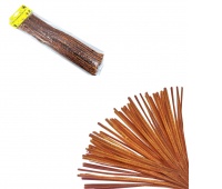 DRUCIKI DEKORACYJNE METALIZOWANE 30szt MIEDZIANE, Druciki, Art. kreatywne