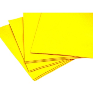 FILC DEKORACYJNY 30x40cm ŻÓŁTY 10szt, Produkty kreatywne, Artykuły dekoracyjne