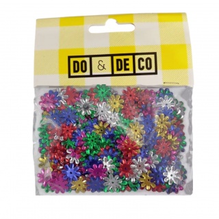 KONFETTI 14g KWIATY 12mm 0212, Cekiny, konfetti, Art. kreatywne