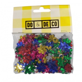 KONFETTI 14g KWIATY 14mm 0210, Cekiny, konfetti, Art. kreatywne