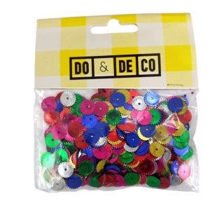 KONFETTI 14g KWIATY 9mm 0211, Cekiny, konfetti, Art. kreatywne