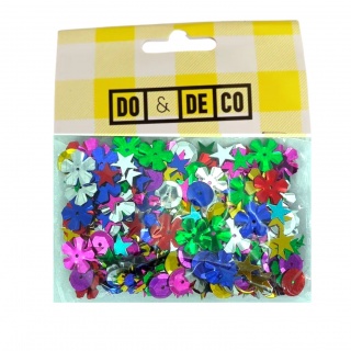 KONFETTI 14g METALICZNY MIX 0208, Cekiny, konfetti, Art. kreatywne