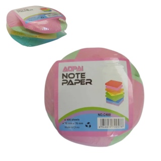 KOSTKA KRĘCONA 76x76 400K PASTEL