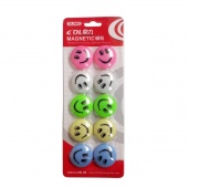 MAGNESY 30mm SMILE, Magnesy, gąbki, spraye do tablic, Prezentacja