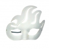 MASKA NA OCZY OZDOBNA PAPIEROWA KARNAWAŁOWA, Kostiumy i dodatki, Art. na okazje i przyjęcia