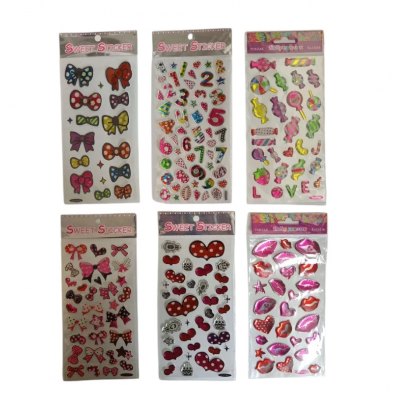 NAKLEJKI 21x9,5cm ENEP, Naklejki, Art. kreatywne