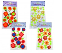 NAKLEJKI FILCOWE KWIATY, Naklejki, Art. kreatywne