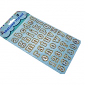 NAKLEJKI WYTŁOCZONE PFM-06, Naklejki, Art. kreatywne