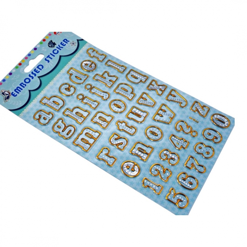 NAKLEJKI WYTŁOCZONE PFM-06, Naklejki, Art. kreatywne