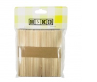 PATYCZKI KREATYWNE 114mmx10mm 50szt NATURALNE, Patyczki, klamerki, Art. kreatywne
