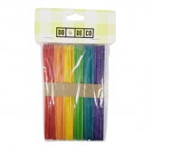 PATYCZKI KREATYWNE 150mmx15mm 50szt NATURALNE